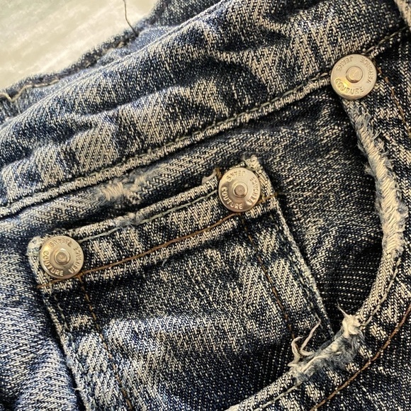 Y2K VERSACE Couture button fly Jeans.Made in Italy - Picture 6 of 13